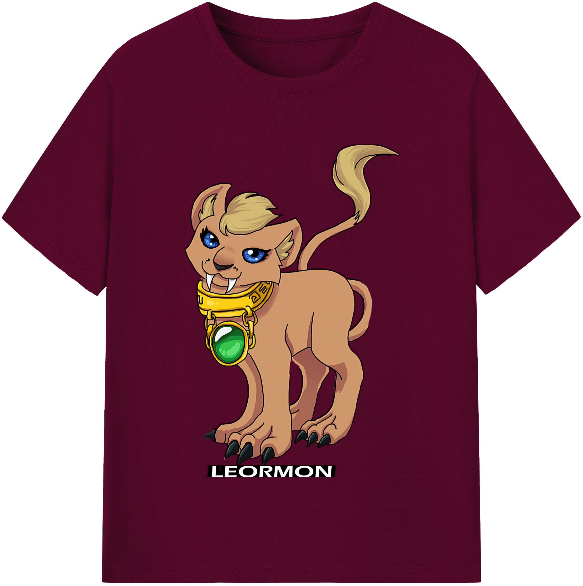 （画像用） Digimon デジタルモンスター/デジモン レディースカジュアルプリントTシャツ（綿100％）
